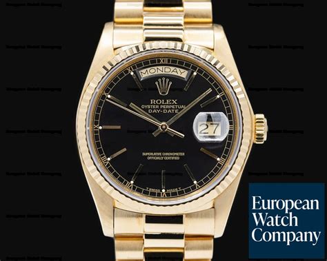 rolex 18038 black dial|18038 rolex day date.